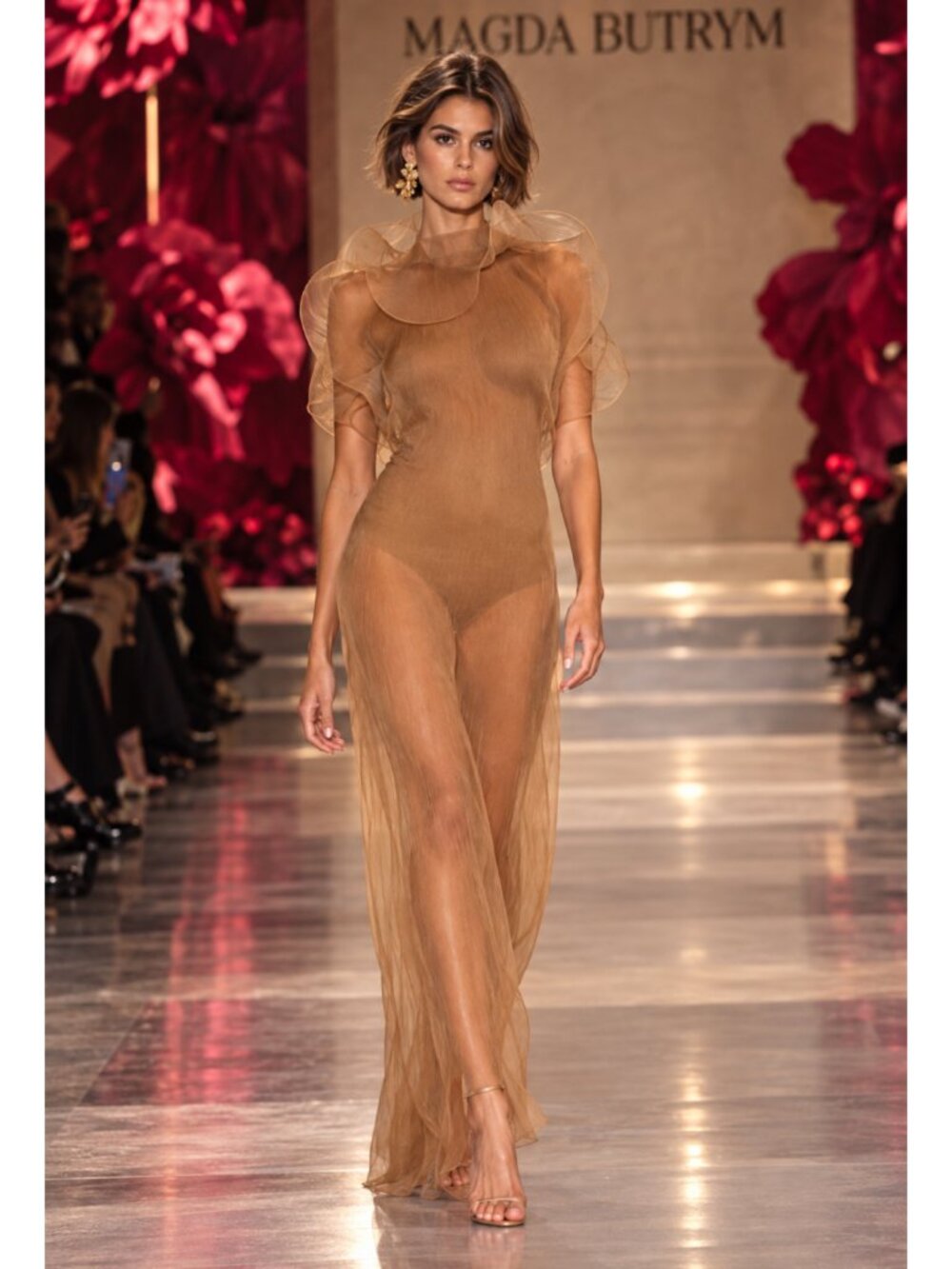 Magda Butrym Sheer silk organza gown Size 36 FR, S US